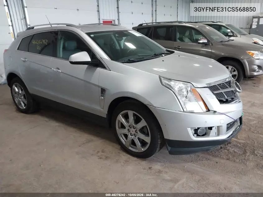 2012 CADILLAC SRX VIN 3GYFNFE31CS568850 — фото 2