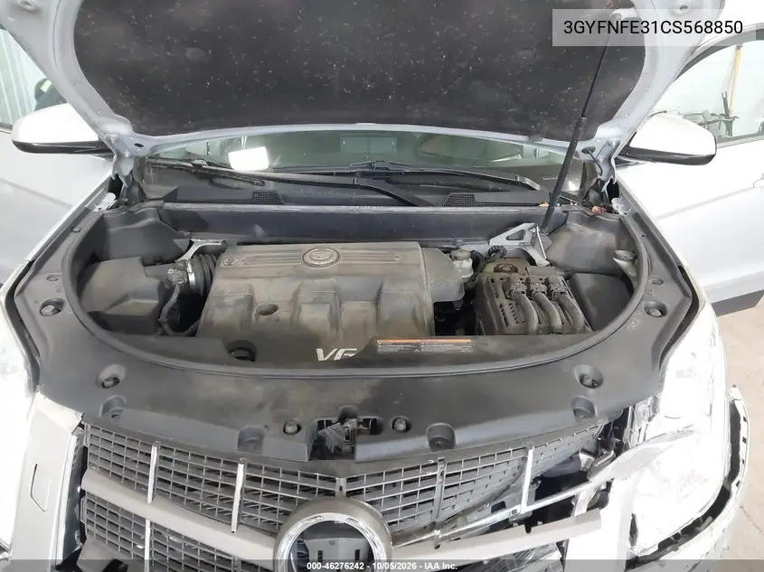 2012 CADILLAC SRX VIN 3GYFNFE31CS568850 — фото 10
