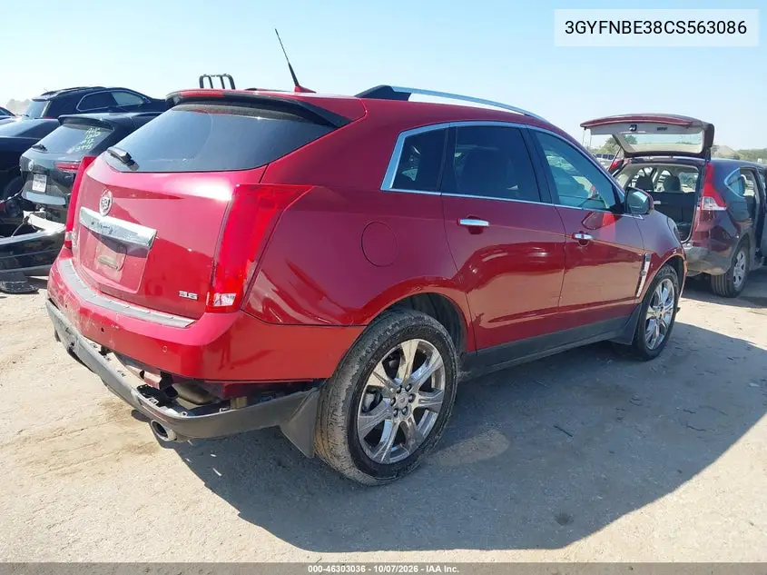 2012 CADILLAC SRX VIN 3GYFNBE38CS563086 — фото 4