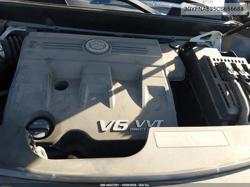 2012 CADILLAC SRX VIN 3GYFNAE35CS656688 — фото 10
