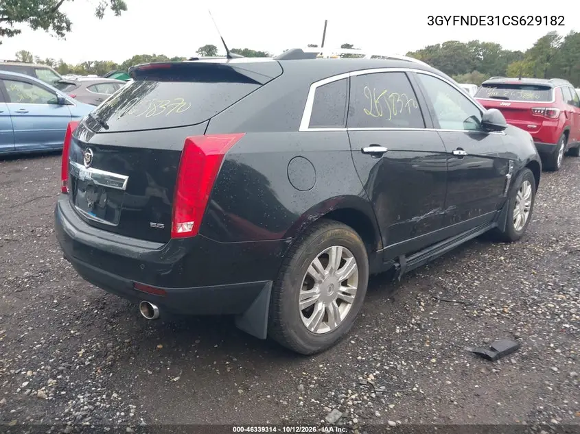 2012 CADILLAC SRX VIN 3GYFNDE31CS629182 — фото 4