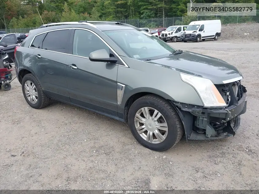 CADILLAC SRX 2013, VIN 3GYFNGE34DS582779