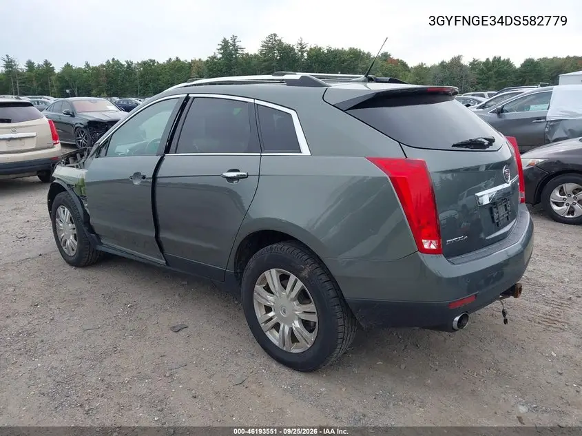 2013 CADILLAC SRX VIN 3GYFNGE34DS582779 — фото 3