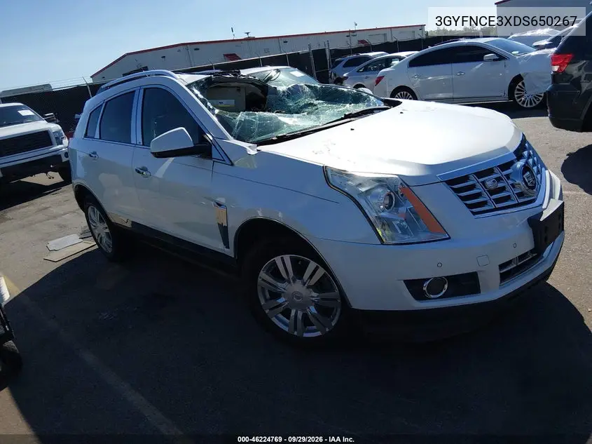 CADILLAC SRX 2013, VIN 3GYFNCE3XDS650267