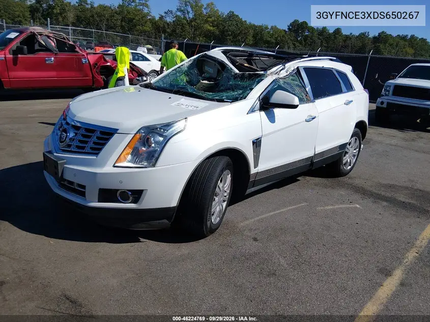 2013 CADILLAC SRX VIN 3GYFNCE3XDS650267 — фото 2