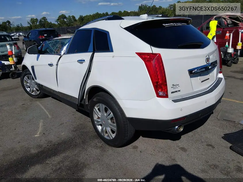 2013 CADILLAC SRX VIN 3GYFNCE3XDS650267 — фото 3