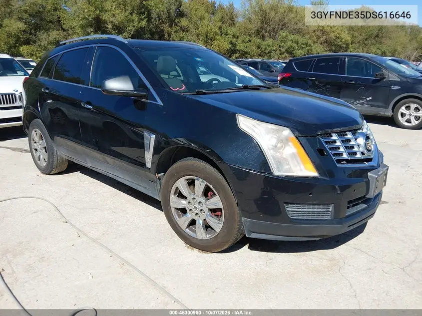 CADILLAC SRX 2013, VIN 3GYFNDE35DS616646