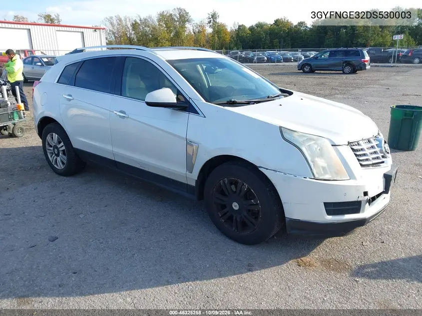 CADILLAC SRX 2013, VIN 3GYFNGE32DS530003