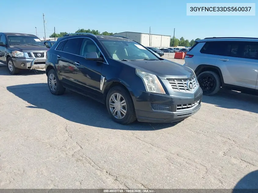 CADILLAC SRX 2013, VIN 3GYFNCE33DS560037