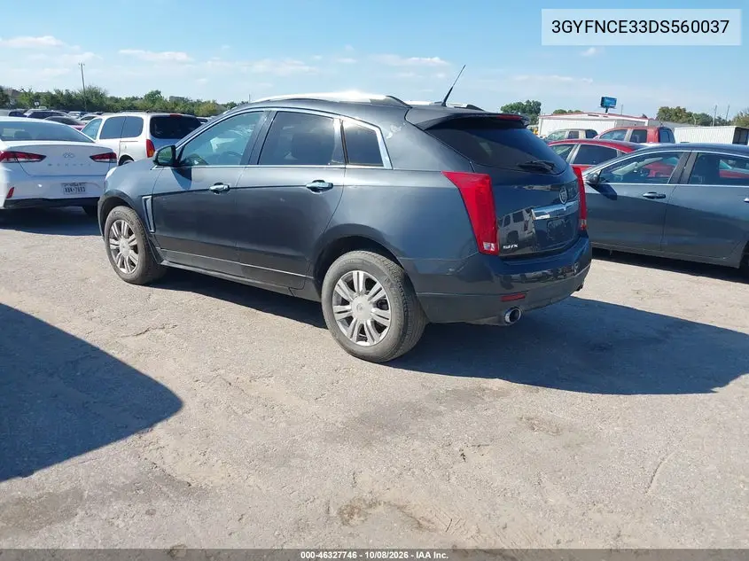 2013 CADILLAC SRX VIN 3GYFNCE33DS560037 — фото 3