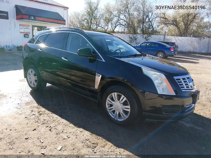 CADILLAC SRX 2013, VIN 3GYFNAE35DS540196