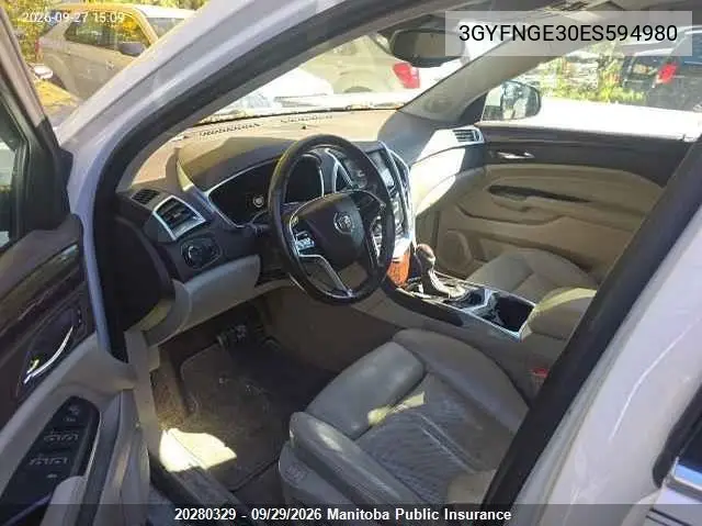 2014 CADILLAC SRX VIN 3GYFNGE30ES594980 — фото 5