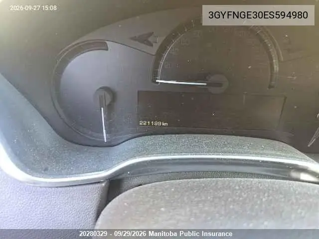 2014 CADILLAC SRX VIN 3GYFNGE30ES594980 — фото 7