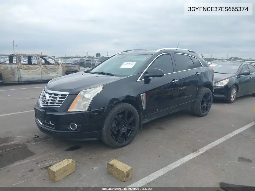 2014 CADILLAC SRX VIN 3GYFNCE37ES665374 — фото 2