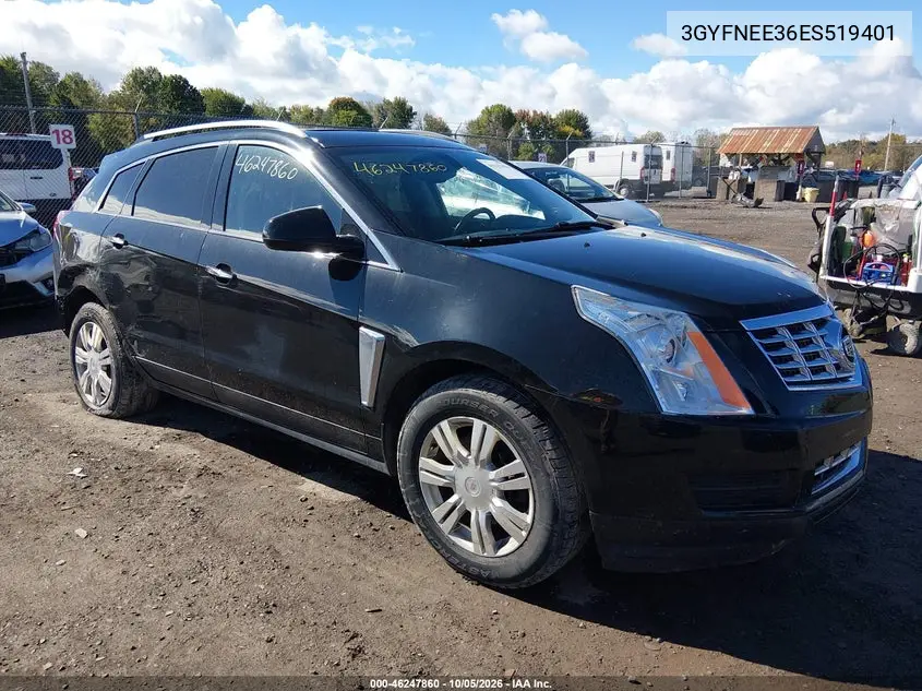 CADILLAC SRX 2014, VIN 3GYFNEE36ES519401