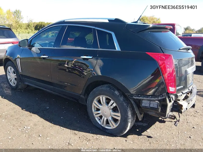 2014 CADILLAC SRX VIN 3GYFNEE36ES519401 — фото 3