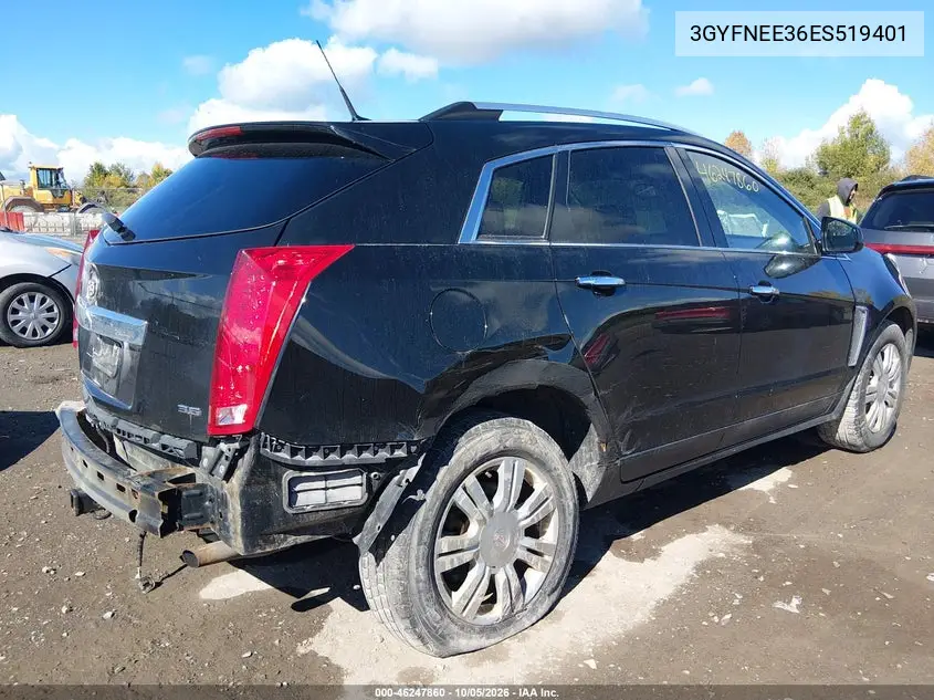 2014 CADILLAC SRX VIN 3GYFNEE36ES519401 — фото 4