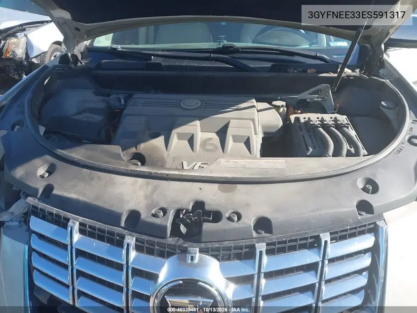 2014 CADILLAC SRX VIN 3GYFNEE33ES591317 — фото 10