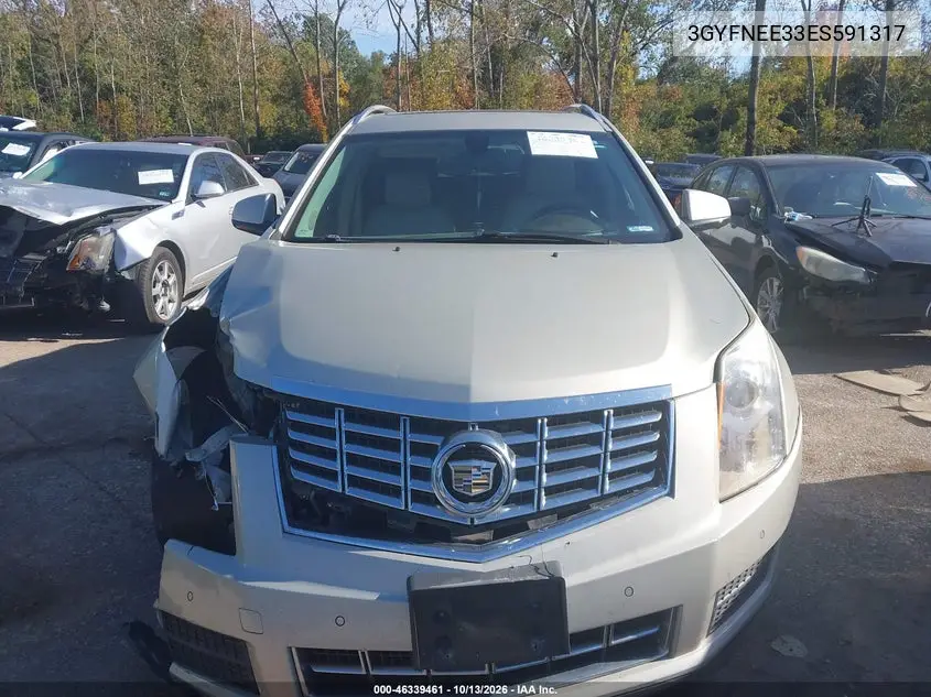 2014 CADILLAC SRX VIN 3GYFNEE33ES591317 — фото 13