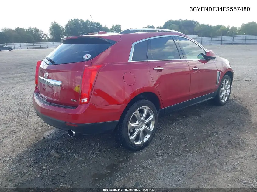 2015 CADILLAC SRX VIN 3GYFNDE34FS557480 — фото 4