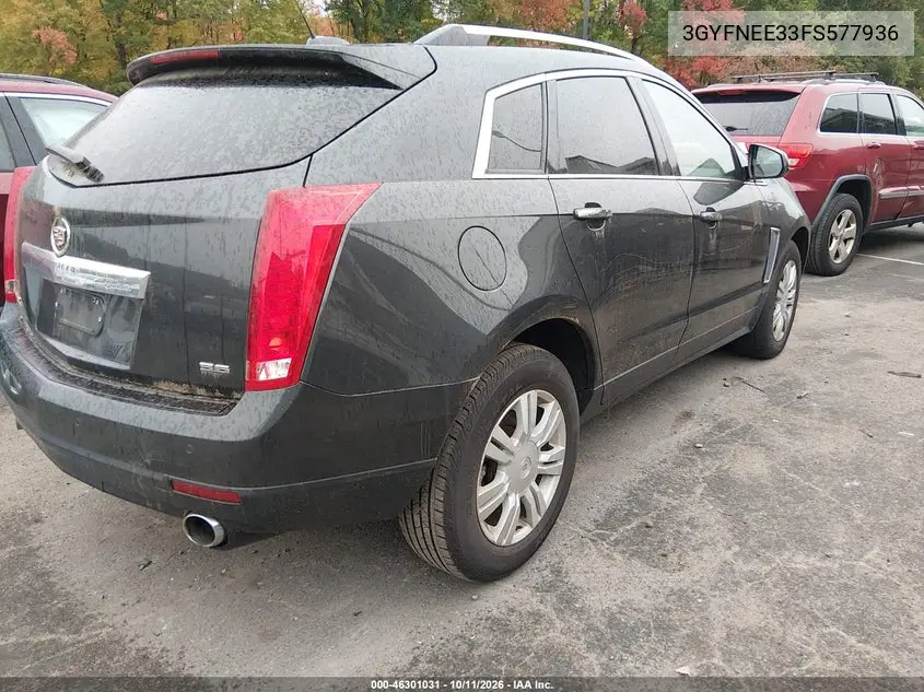 2015 CADILLAC SRX VIN 3GYFNEE33FS577936 — фото 4