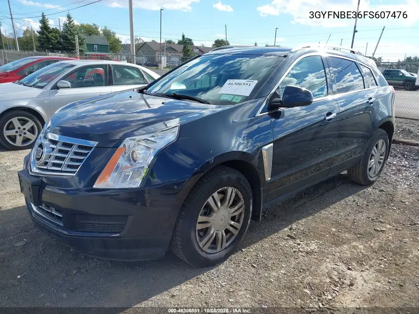 2015 CADILLAC SRX VIN 3GYFNBE36FS607476 — фото 2
