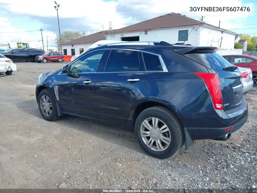 2015 CADILLAC SRX VIN 3GYFNBE36FS607476 — фото 3