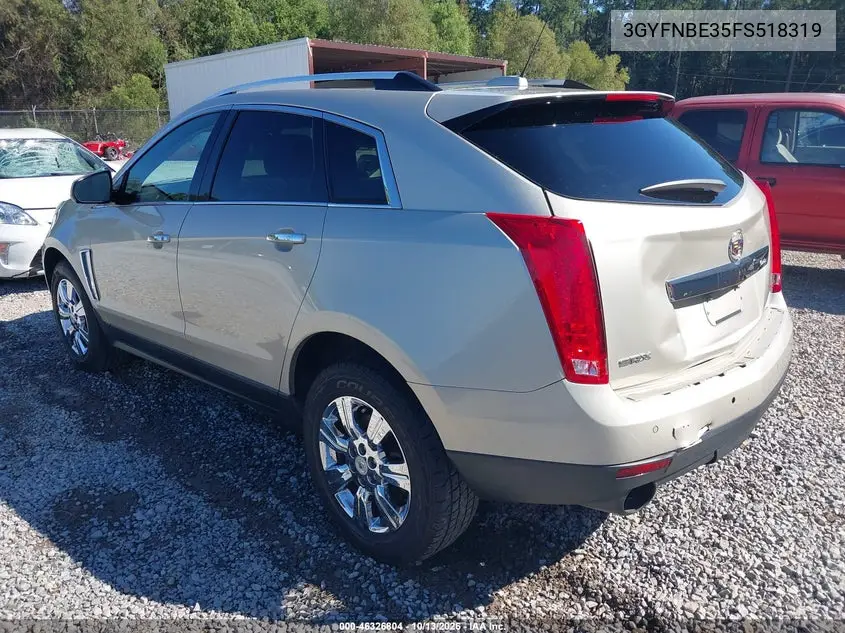2015 CADILLAC SRX VIN 3GYFNBE35FS518319 — фото 3