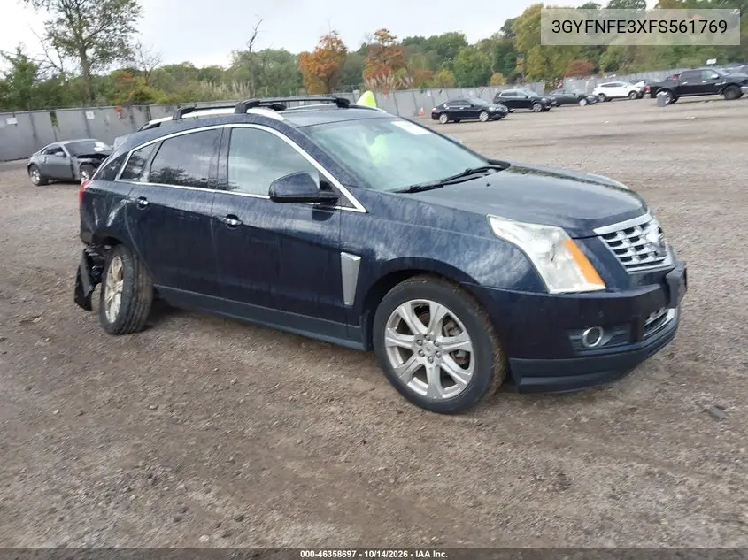 CADILLAC SRX 2015, VIN 3GYFNFE3XFS561769
