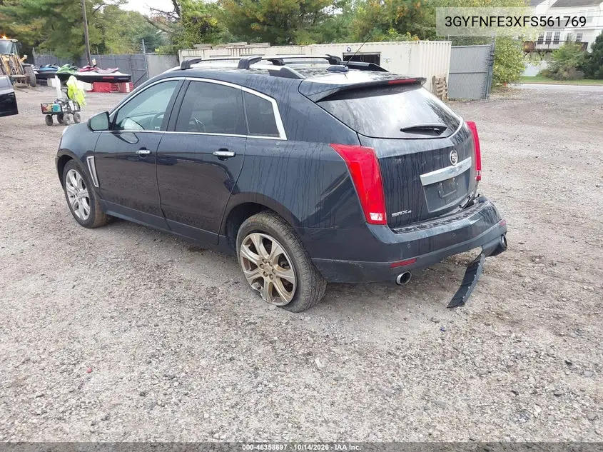 2015 CADILLAC SRX VIN 3GYFNFE3XFS561769 — фото 3