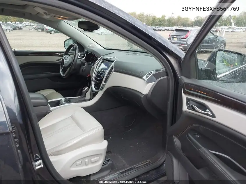 2015 CADILLAC SRX VIN 3GYFNFE3XFS561769 — фото 5