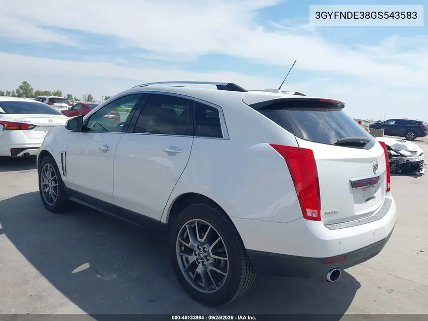 2016 CADILLAC SRX VIN 3GYFNDE38GS543583 — фото 3