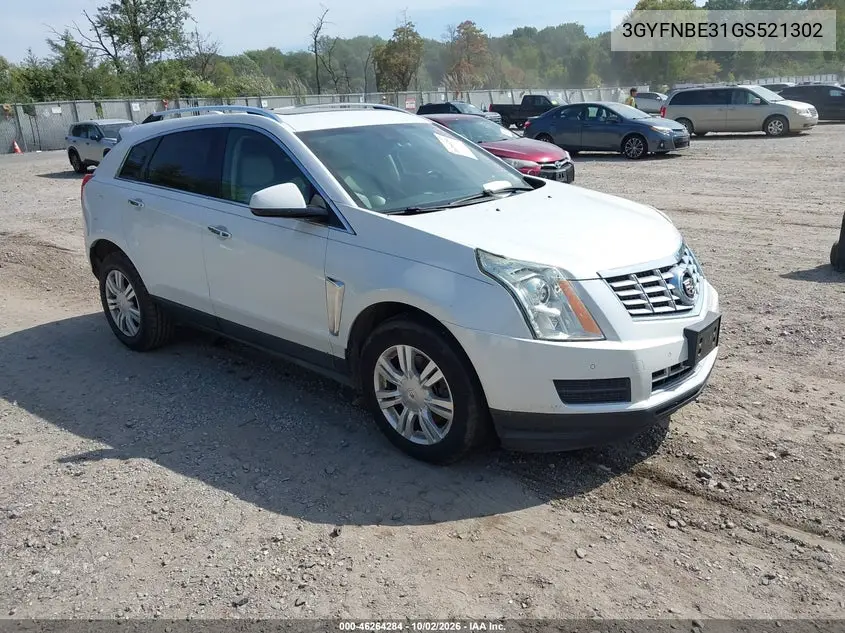CADILLAC SRX 2016, VIN 3GYFNBE31GS521302