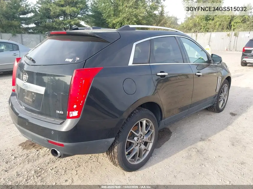 2016 CADILLAC SRX VIN 3GYFNCE34GS515032 — фото 4