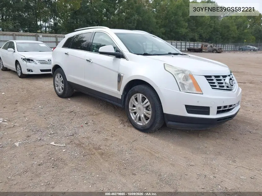 CADILLAC SRX 2016, VIN 3GYFNBE39GS582221