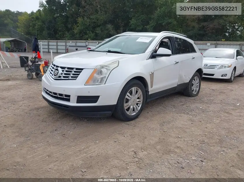 2016 CADILLAC SRX VIN 3GYFNBE39GS582221 — фото 2