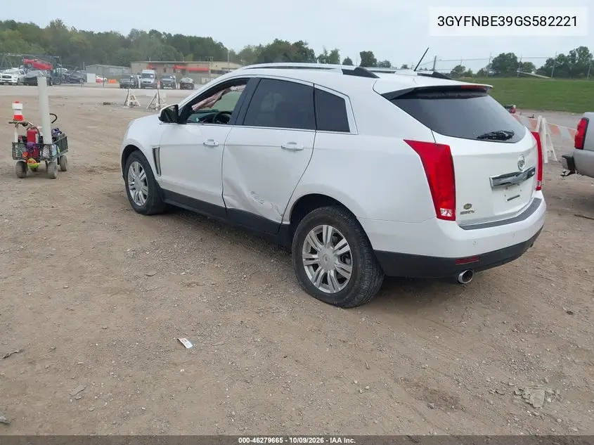 2016 CADILLAC SRX VIN 3GYFNBE39GS582221 — фото 3