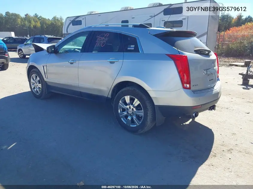 2016 CADILLAC SRX VIN 3GYFNBE39GS579612 — фото 3
