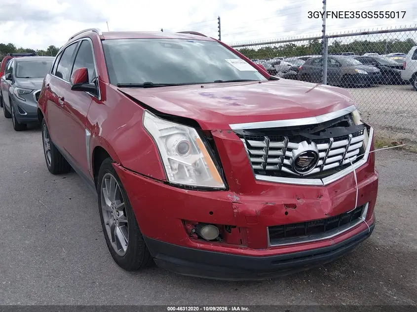 CADILLAC SRX 2016, VIN 3GYFNEE35GS555017