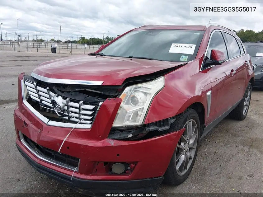 2016 CADILLAC SRX VIN 3GYFNEE35GS555017 — фото 2