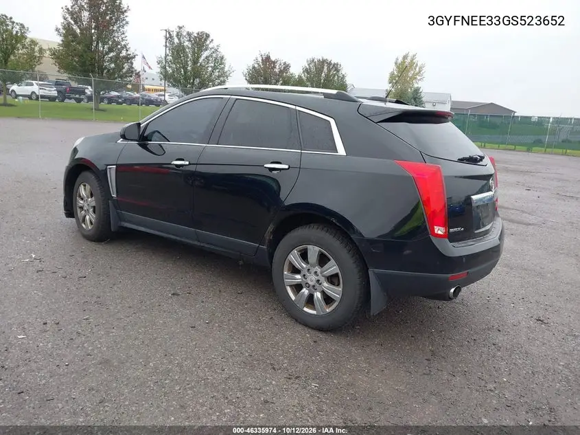 2016 CADILLAC SRX VIN 3GYFNEE33GS523652 — фото 3