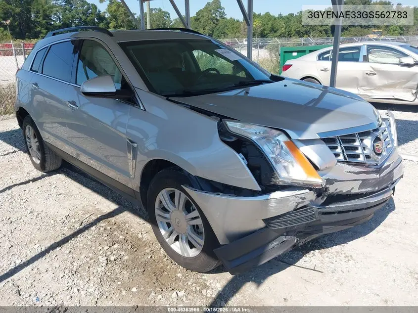 CADILLAC SRX 2016, VIN 3GYFNAE33GS562783