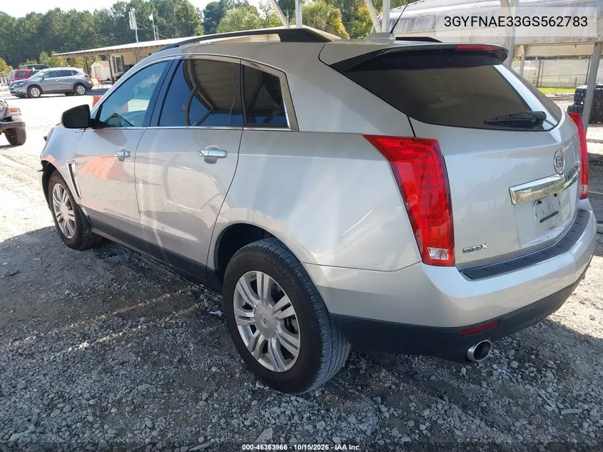 2016 CADILLAC SRX VIN 3GYFNAE33GS562783 — фото 3