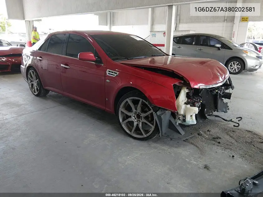 CADILLAC STS 2008, VIN 1G6DZ67A380202581