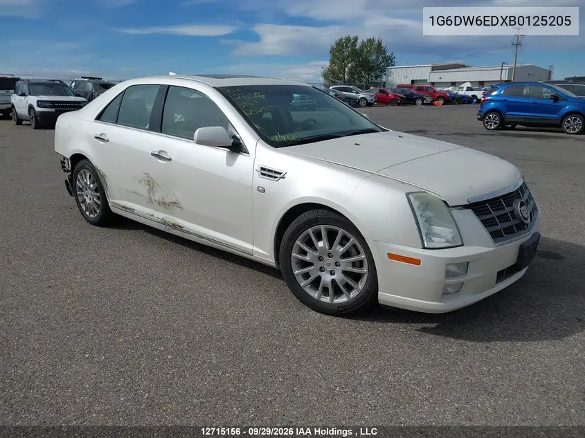 CADILLAC STS 2011, VIN 1G6DW6EDXB0125205