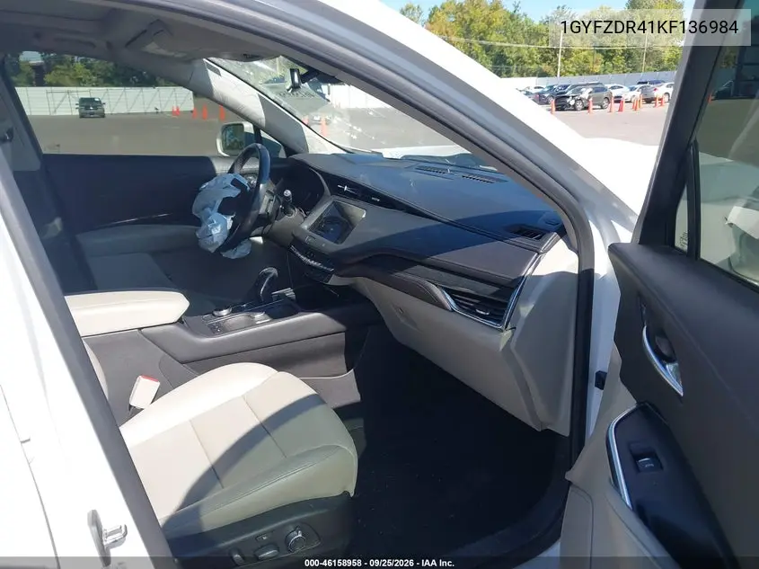 2019 CADILLAC XT4 VIN 1GYFZDR41KF136984 — фото 5