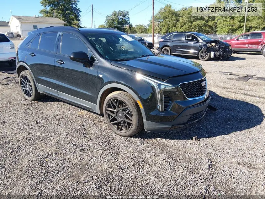 CADILLAC XT4 2019, VIN 1GYFZFR44KF211253