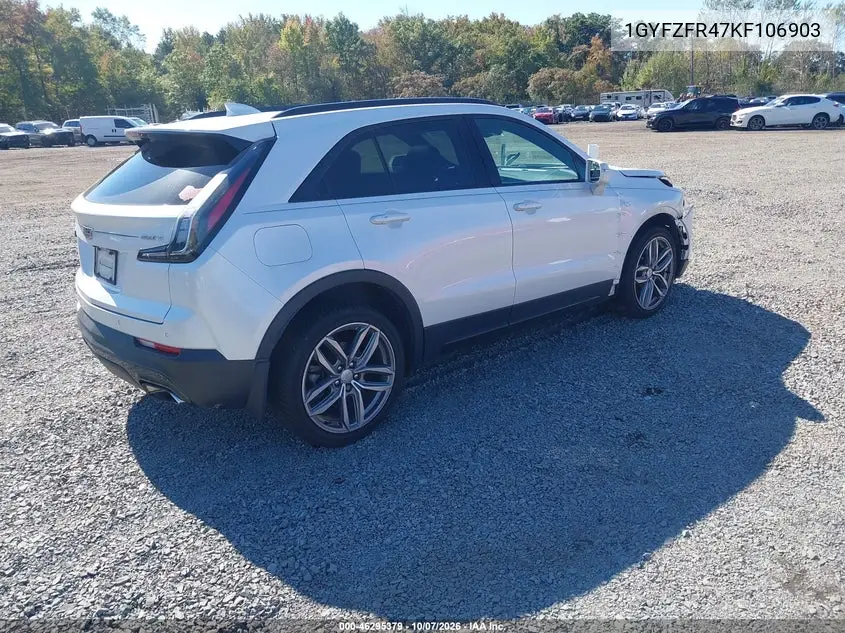 2019 CADILLAC XT4 VIN 1GYFZFR47KF106903 — фото 4