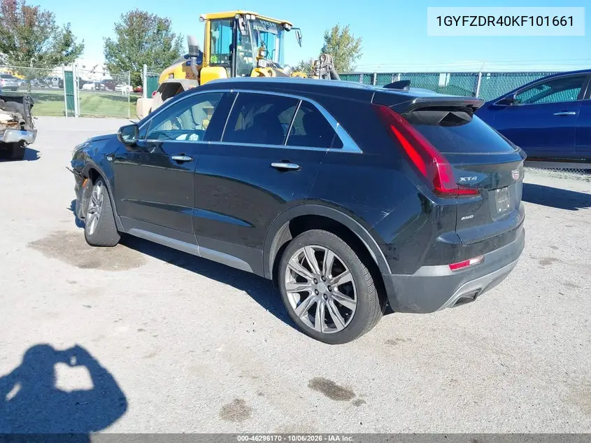 2019 CADILLAC XT4 VIN 1GYFZDR40KF101661 — фото 3