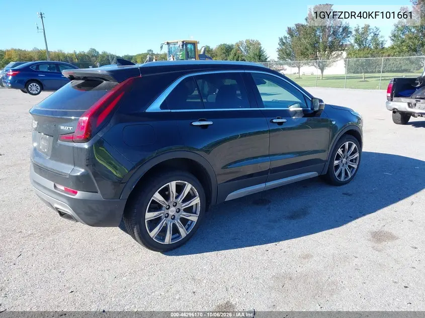 2019 CADILLAC XT4 VIN 1GYFZDR40KF101661 — фото 4